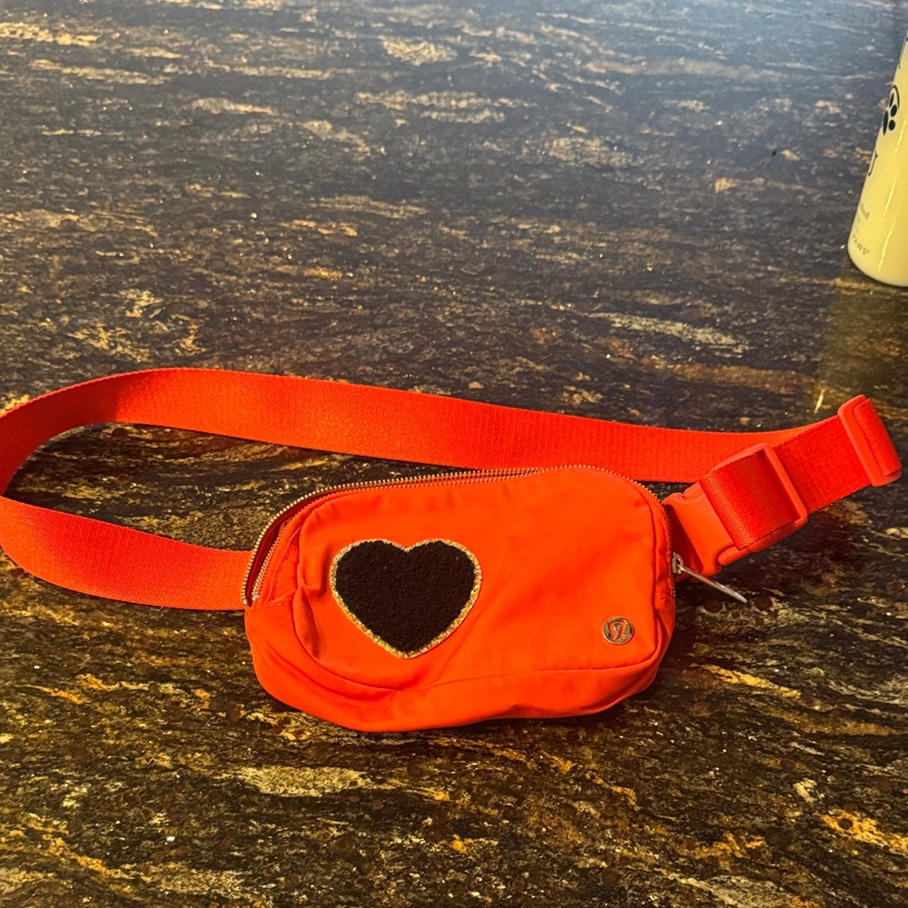 Lululemon Vibrant red Belt Bag